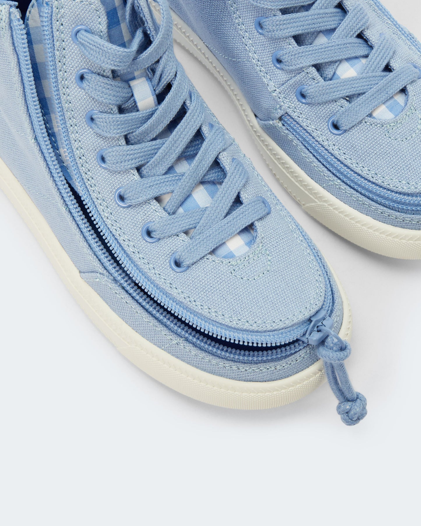 Classic High Top (Kids) - Blue Gingham