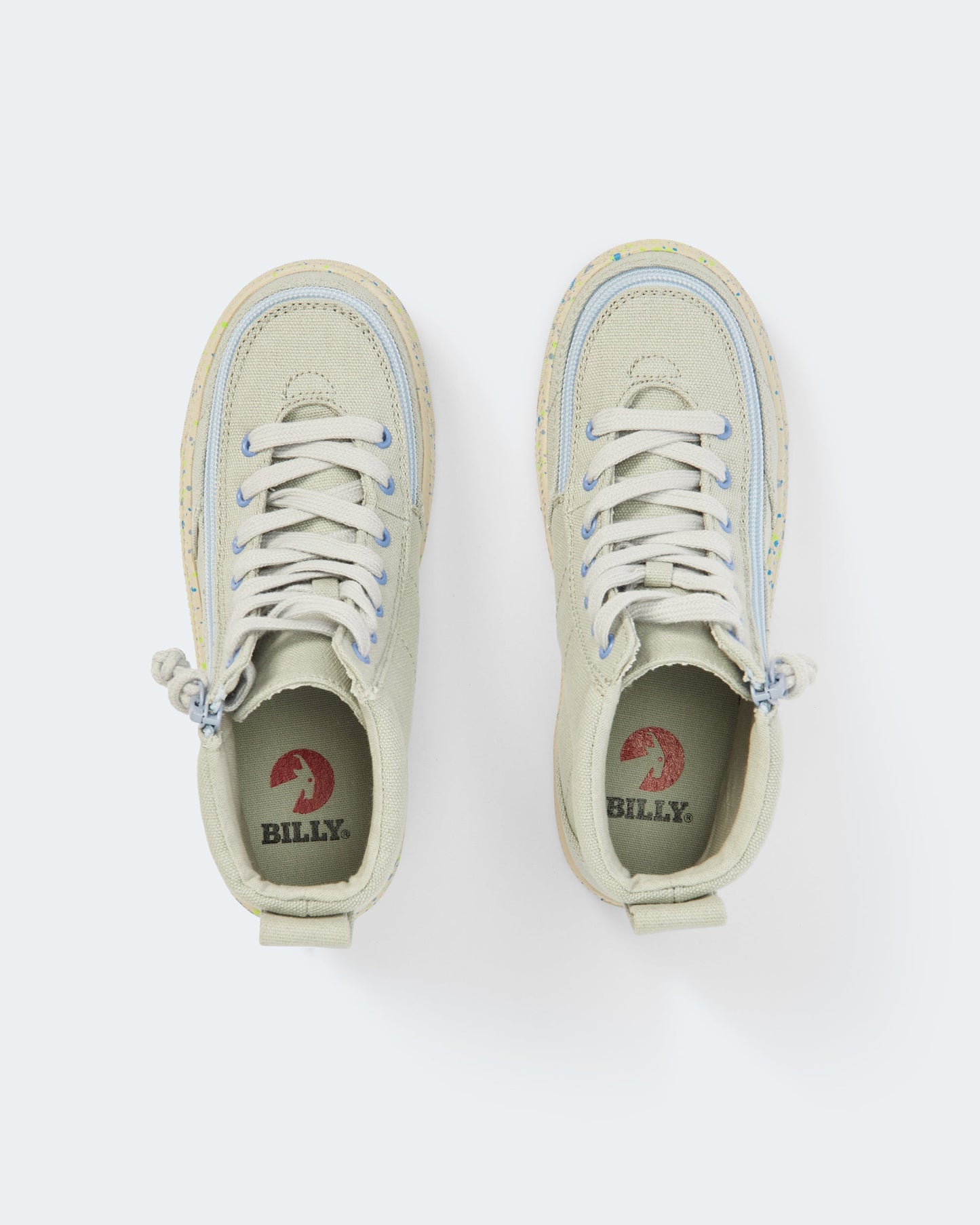 Classic High Top (Kids) - Grey/Blue Speckle