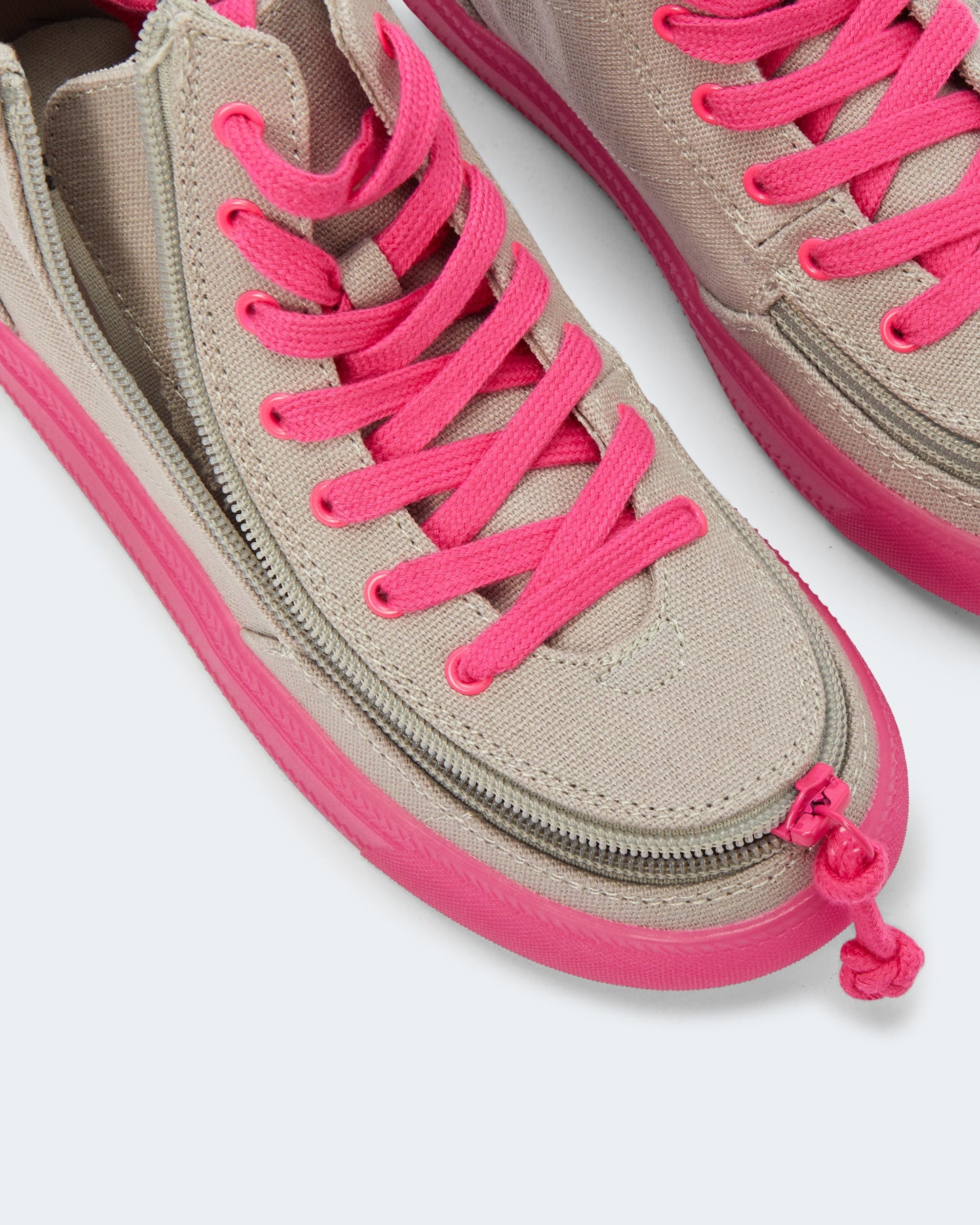 Classic High Top (Kids) - Grey/Pink