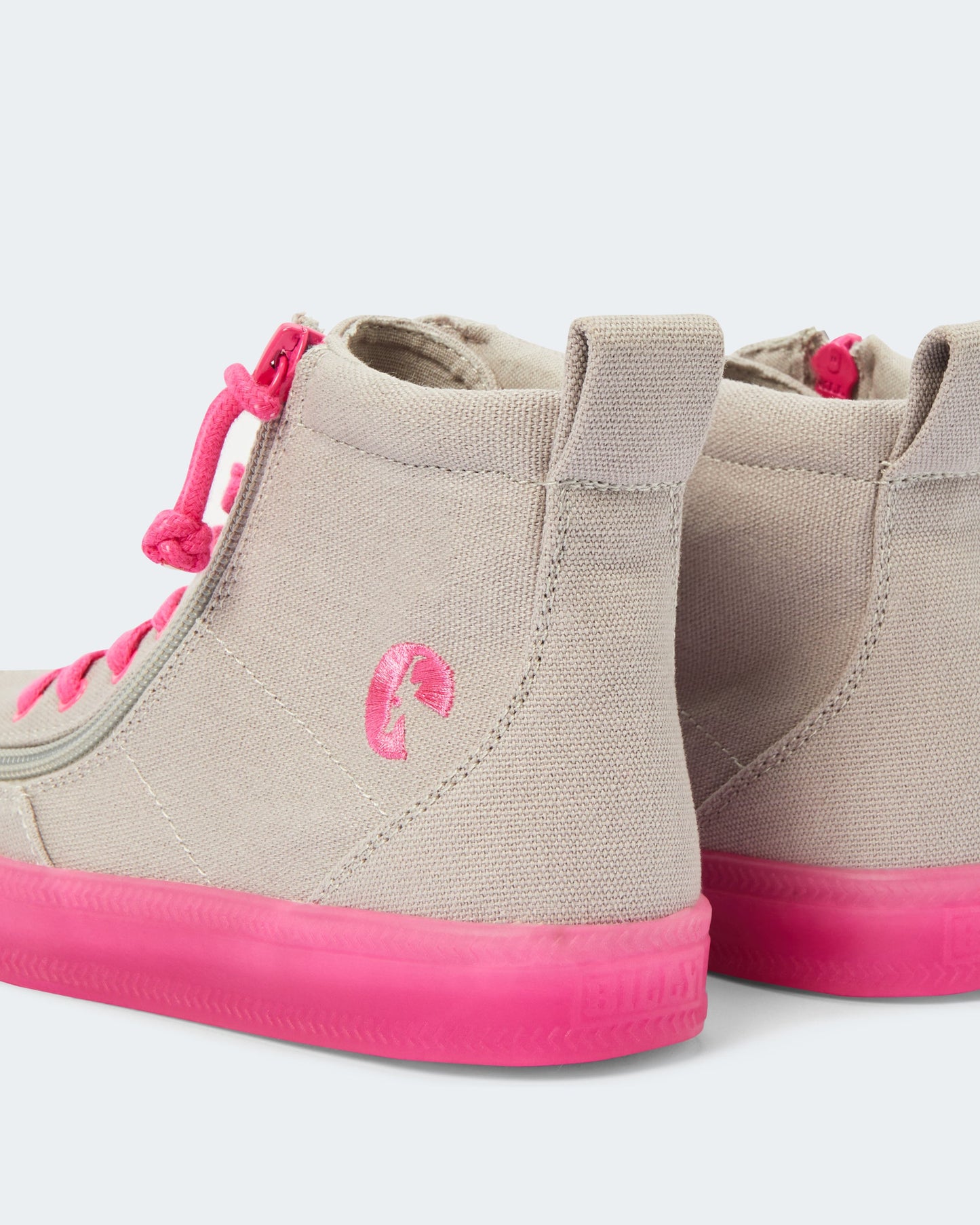 Classic High Top (Toddler) - Grey/Pink