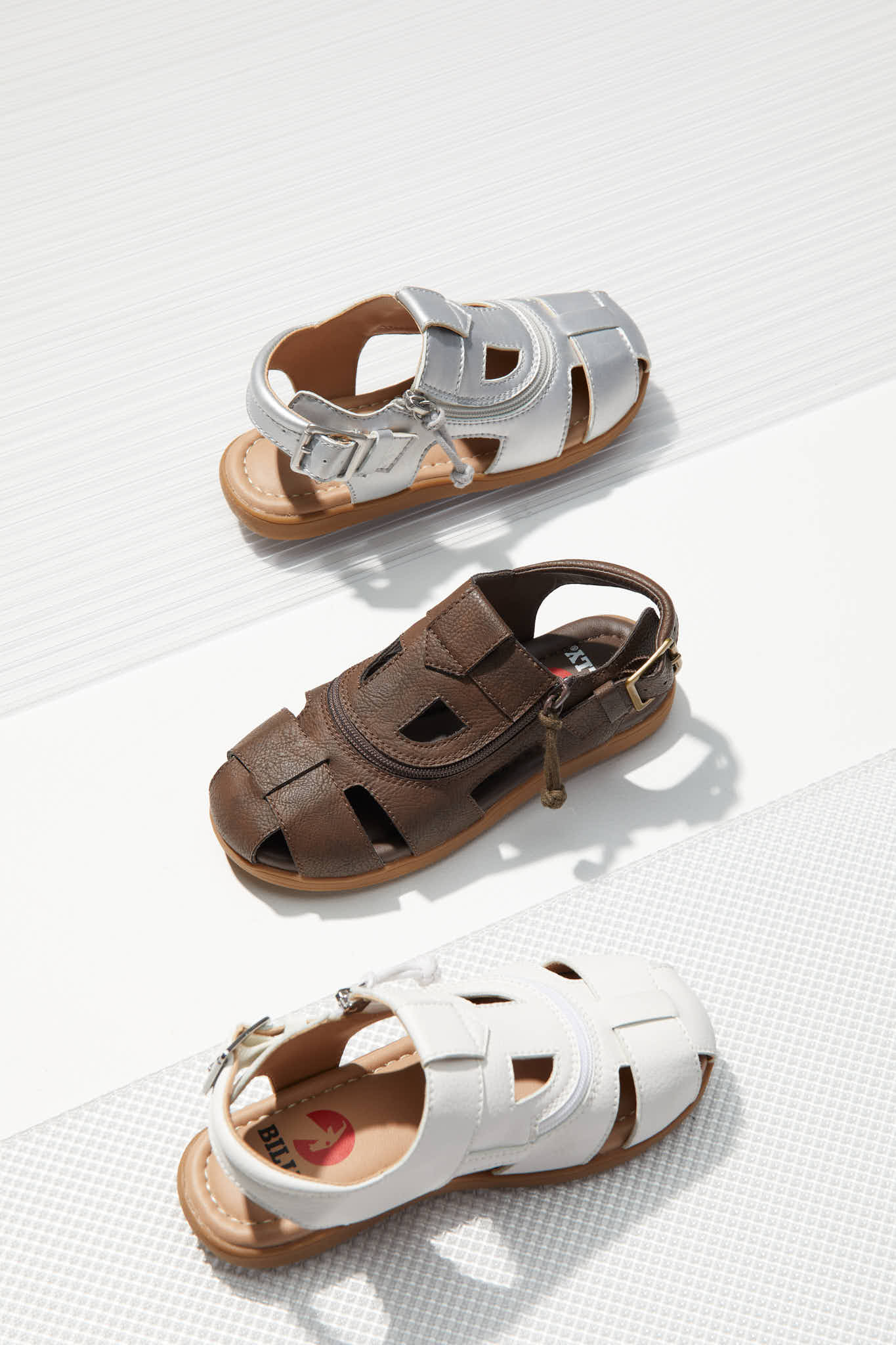 Billy Sandal (Kids) - Silver