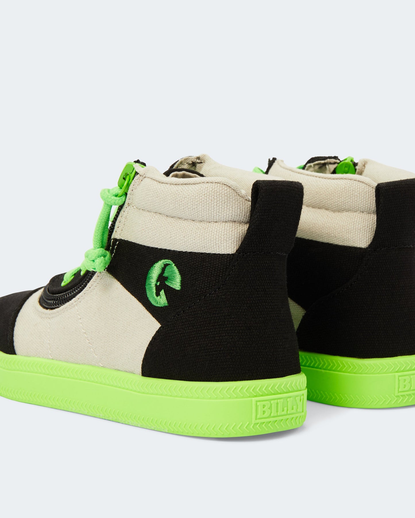 Street Short Wrap High Top (Toddler) - Black/Green
