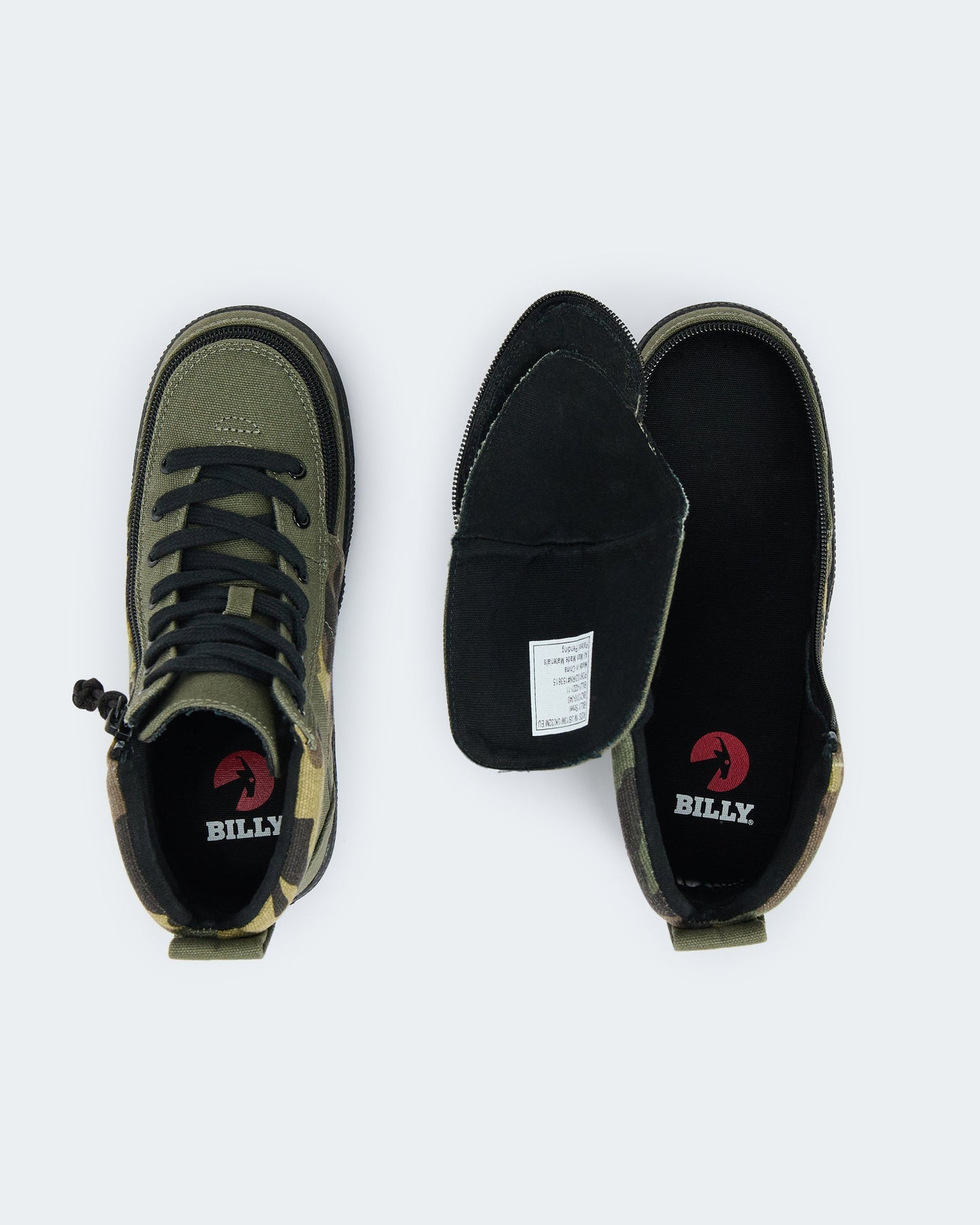 Street High Top (Kids) - Olive Camo