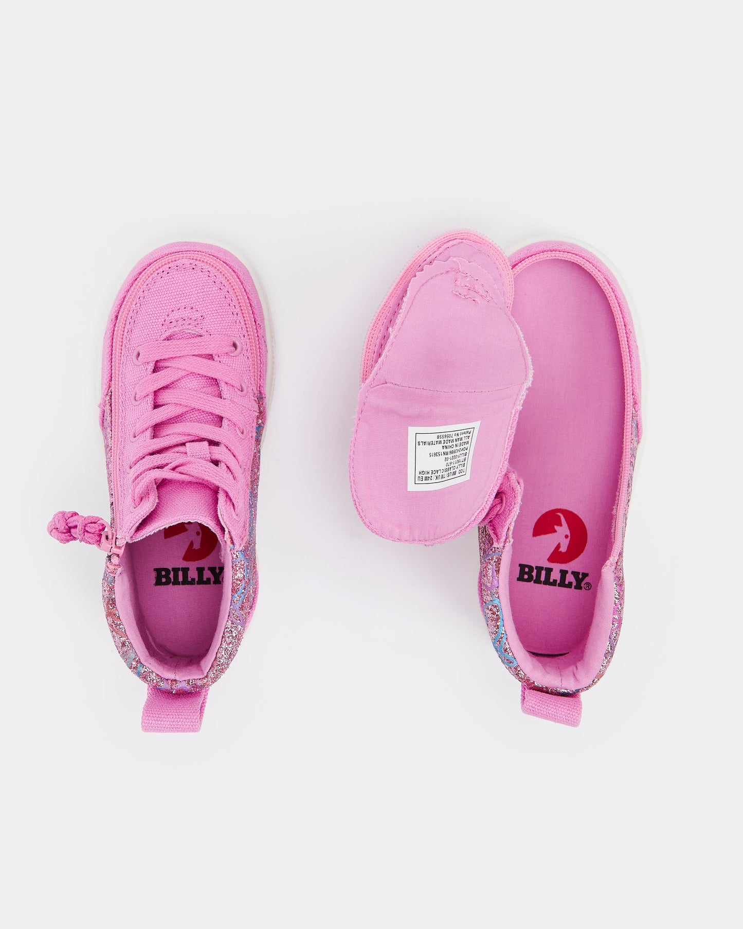 Classic High Top (Toddler) - Pink Print