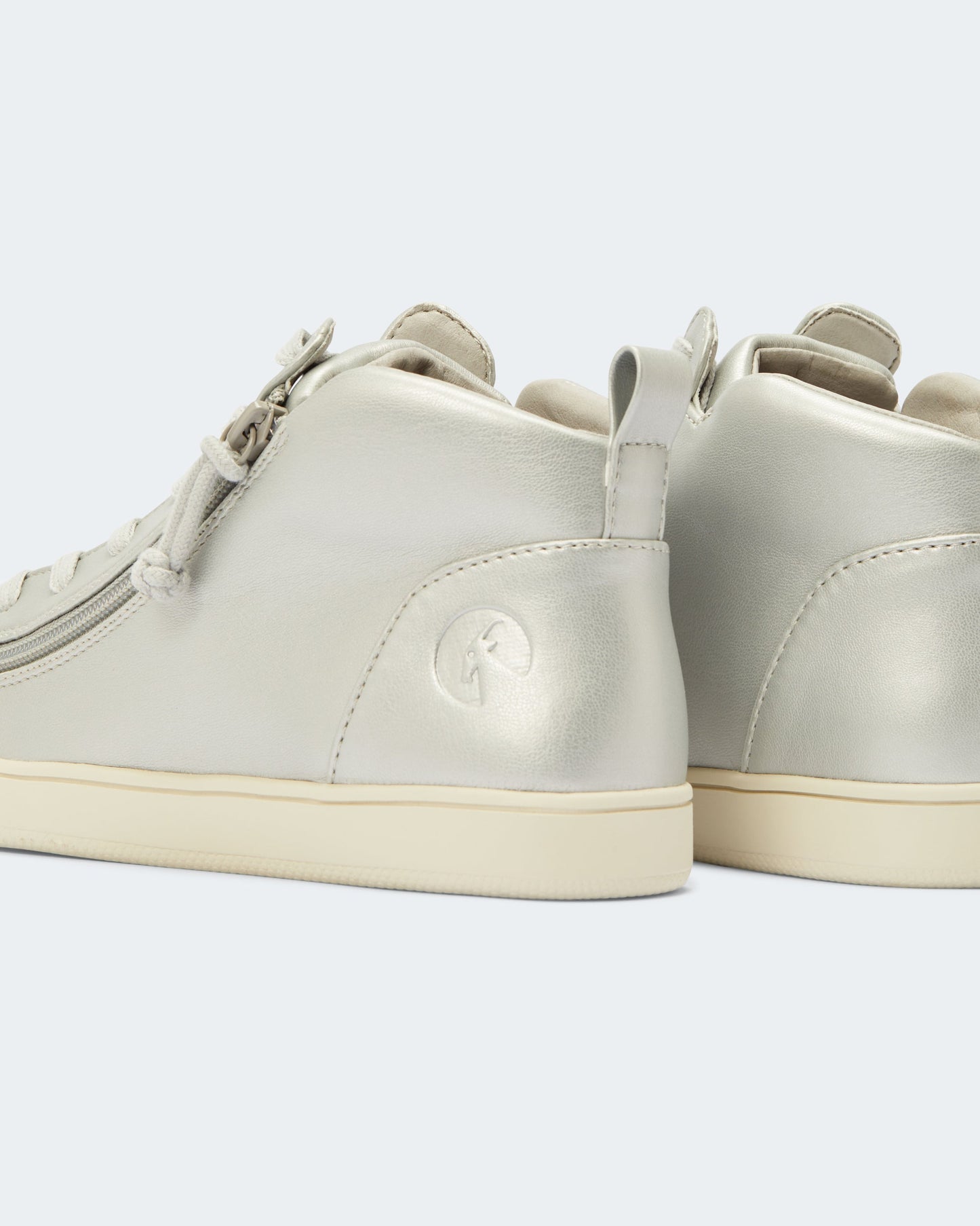 Mid Top Sneaker (Women) - Silver Grey Metallic