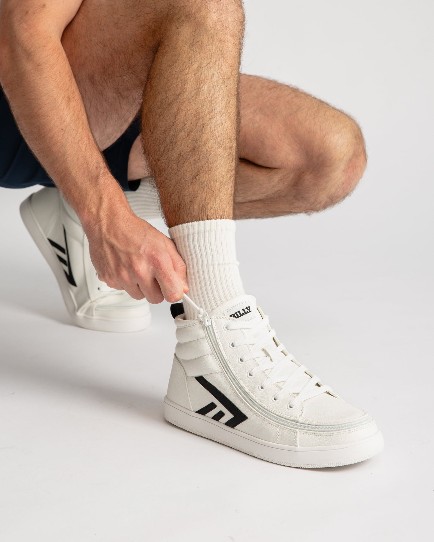 CS High Top (Unisex) - White/Black