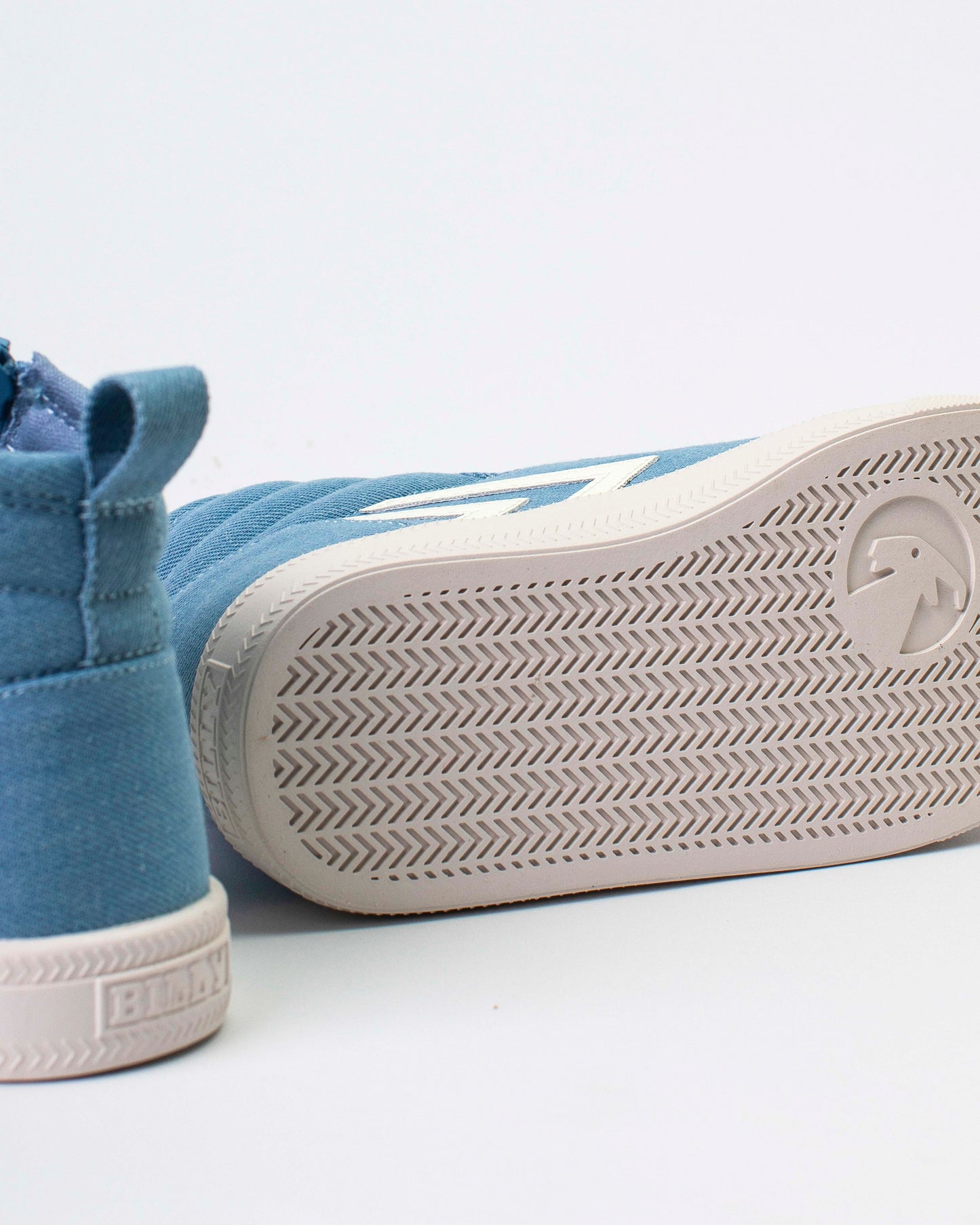 CS High Top (Kids) - Denim/White