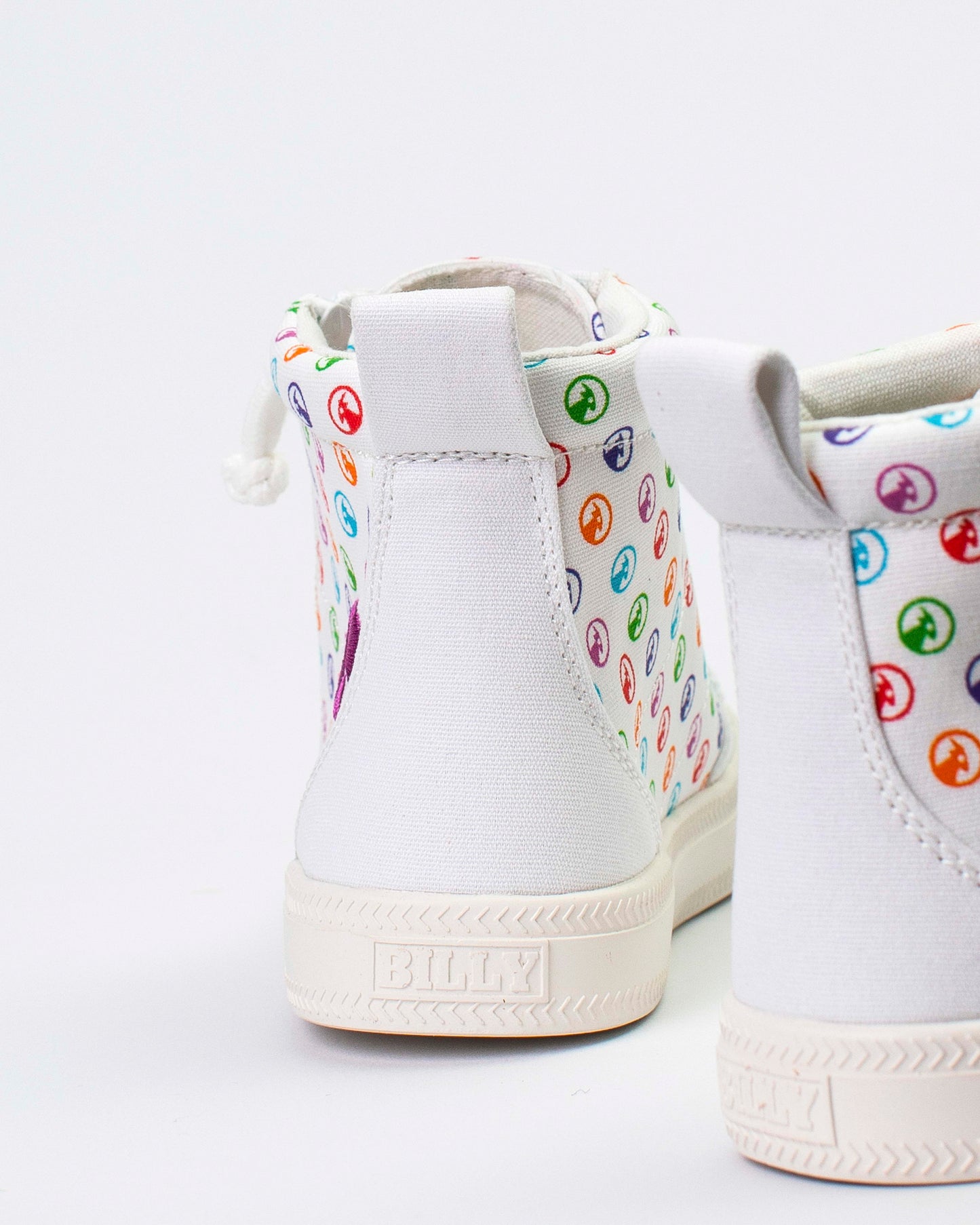 Classic High Top (Toddler) - Rainbow Polka