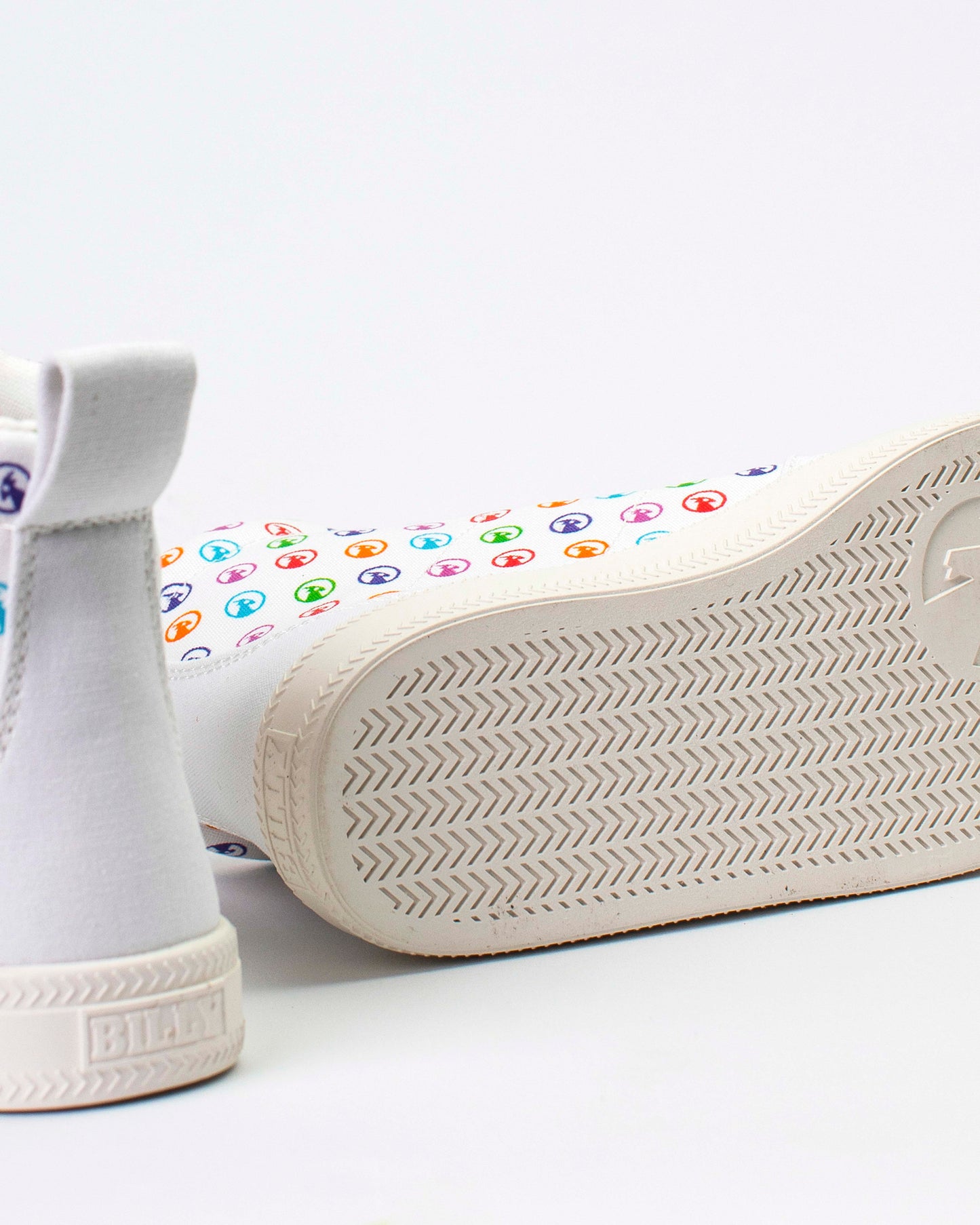 Classic High Top (Toddler) - Rainbow Polka
