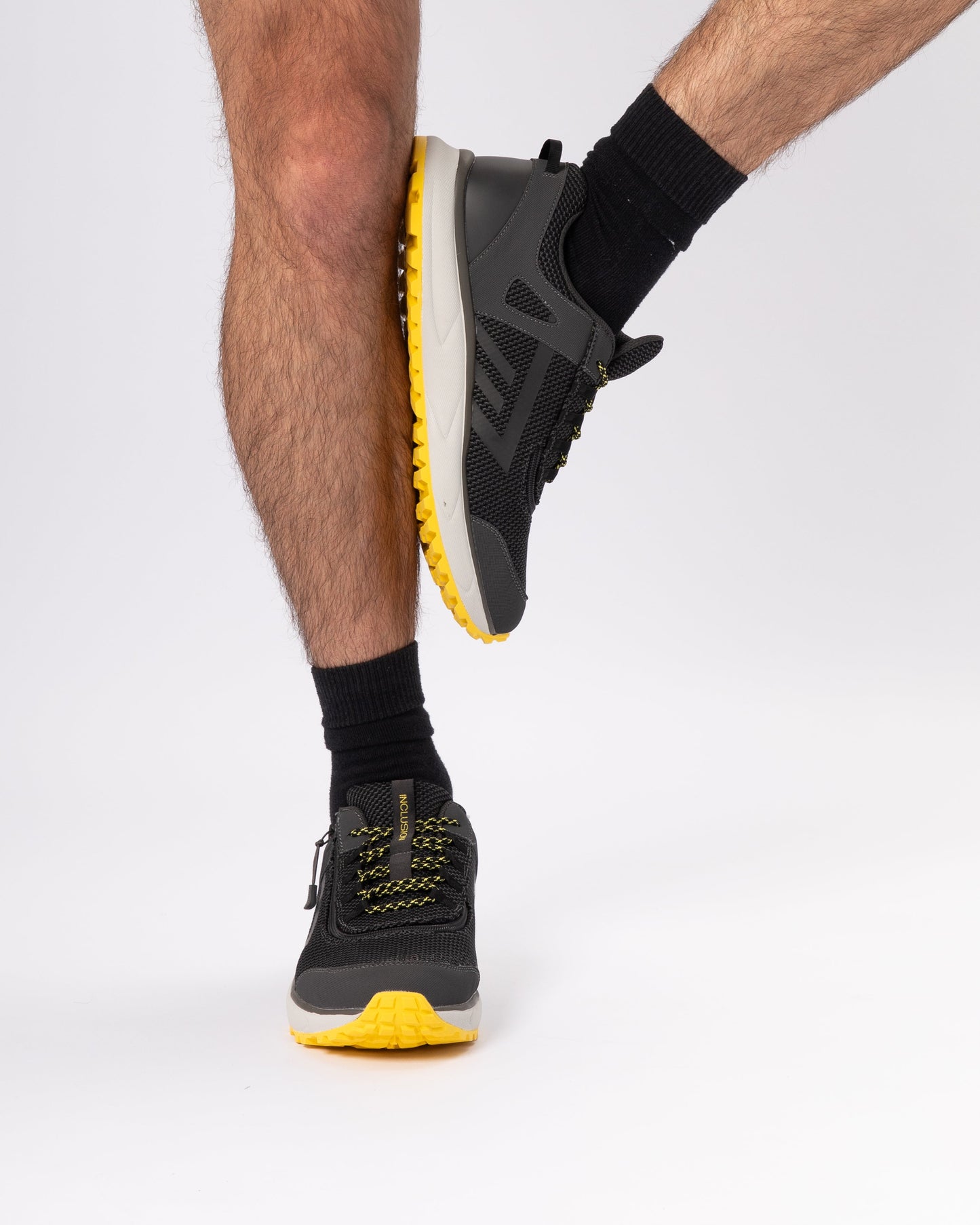 Inclusion Trail (Mens) - Charcoal/Yellow