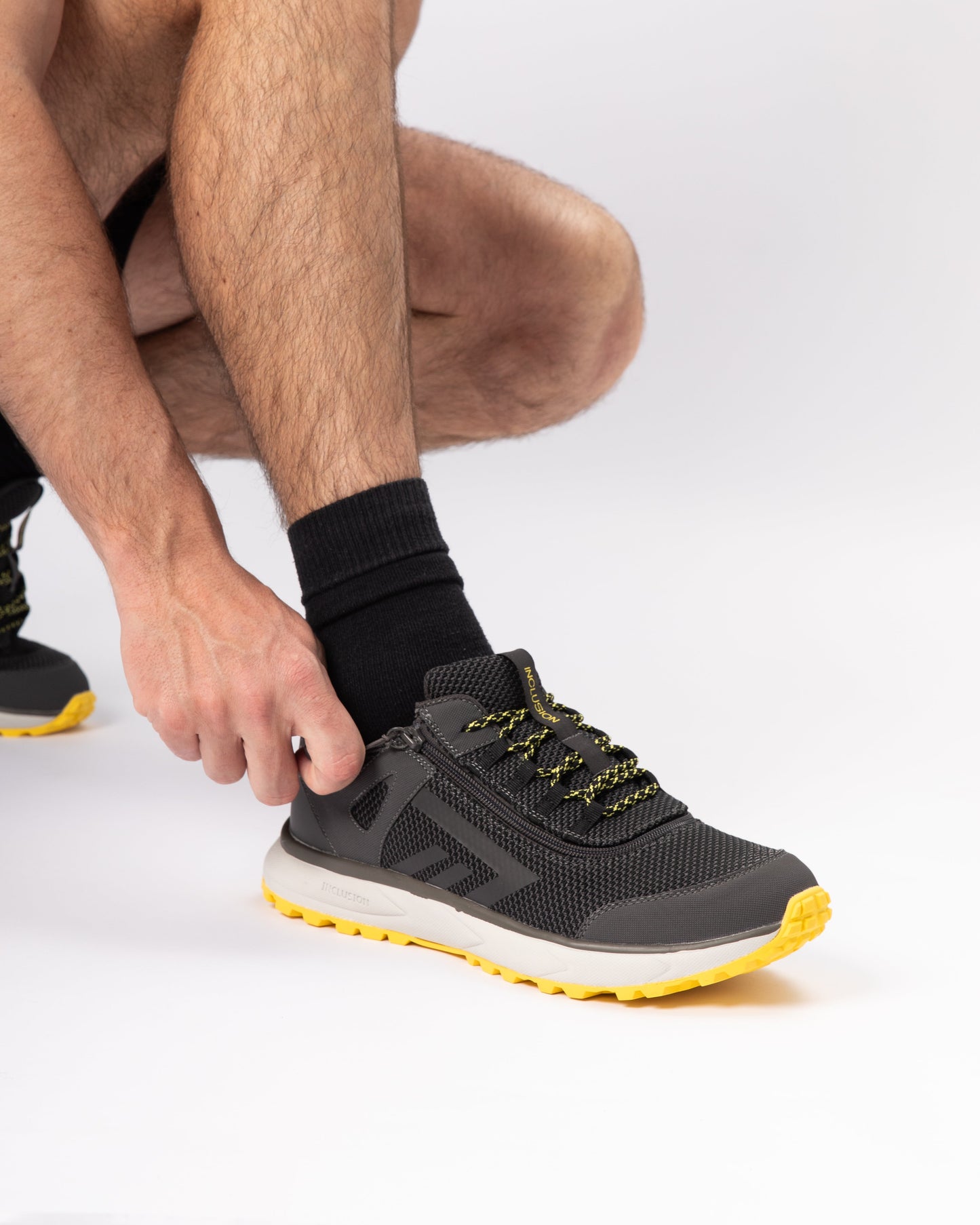 Inclusion Trail (Mens) - Charcoal/Yellow