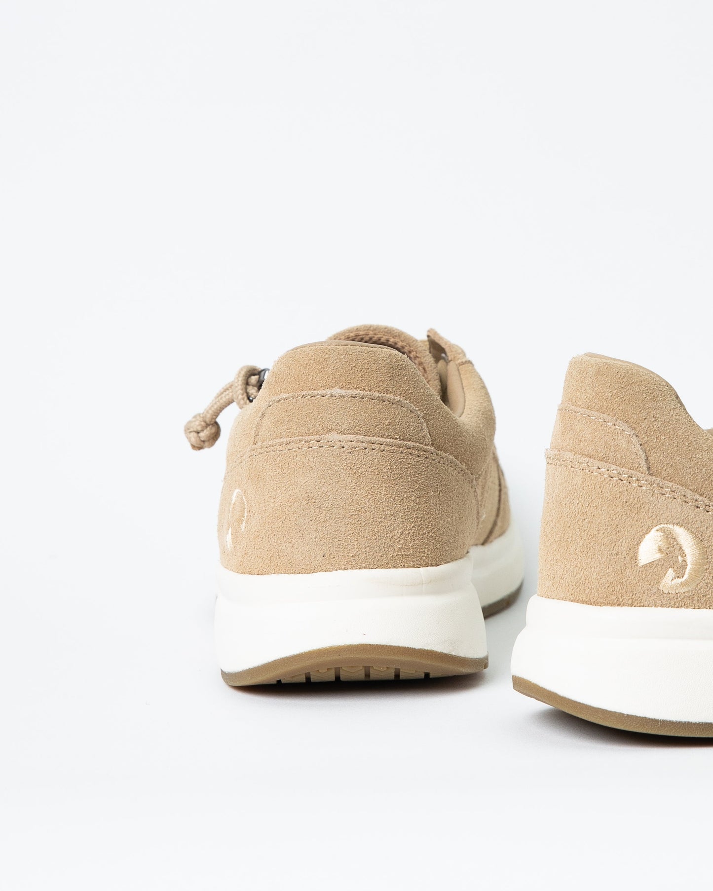 Comfort Jogger (Women) - Tan Suede