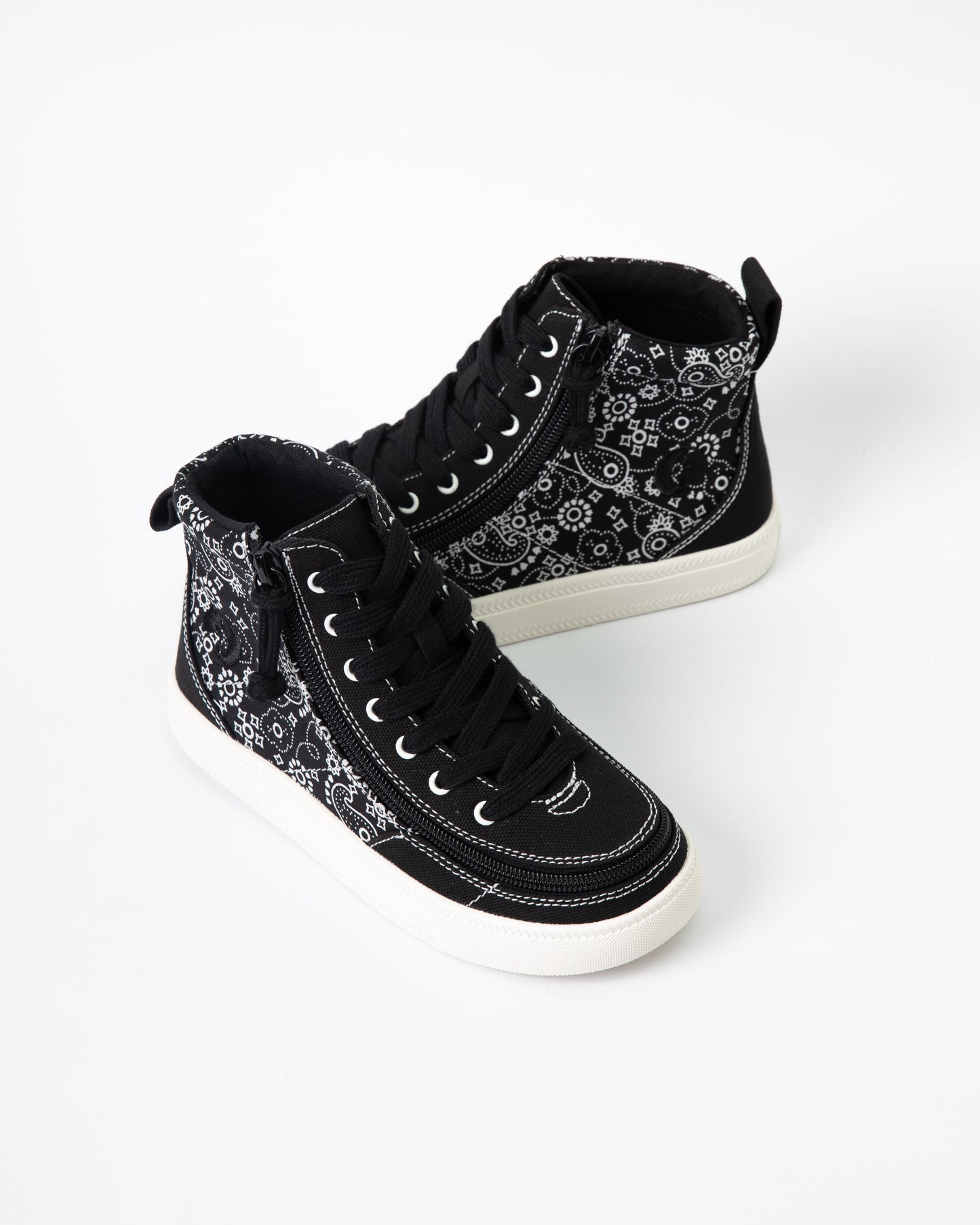 Classic High Top (Toddler) - Black Paisley