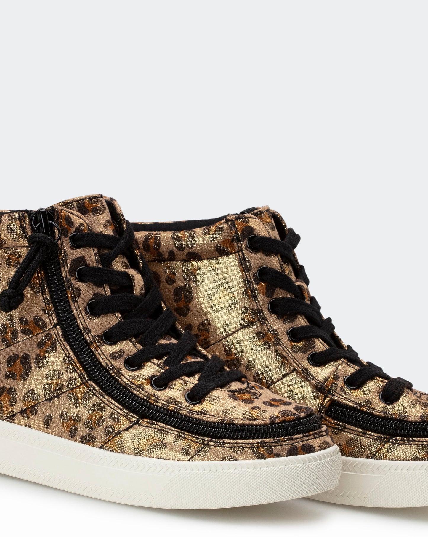 Classic High Top (Kids) - Leopard Shimmer