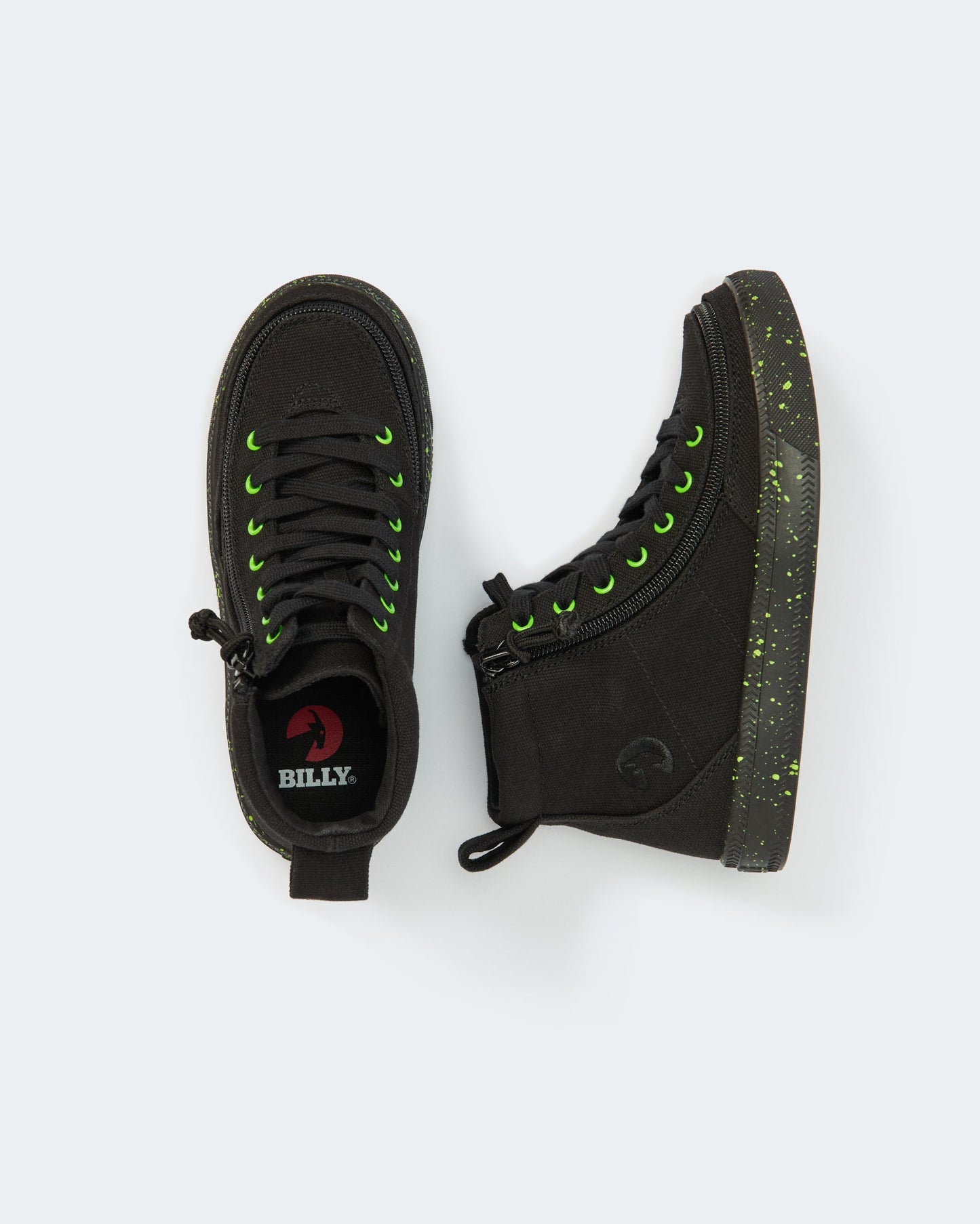 Classic High Top (Toddler) - Black/Green Speckle