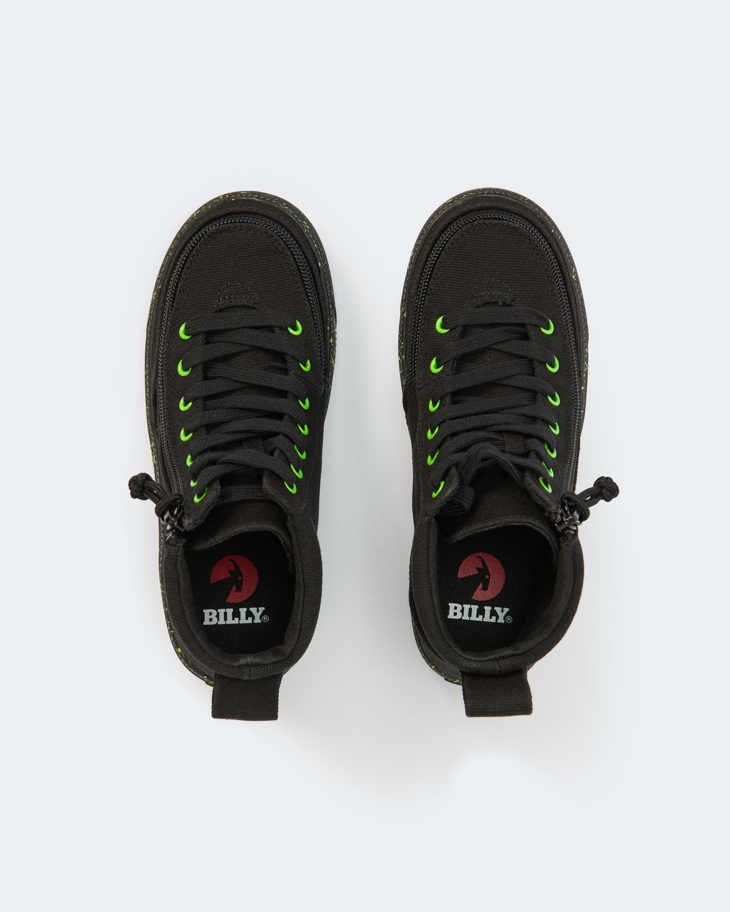 Classic High Top (Toddler) - Black/Green Speckle