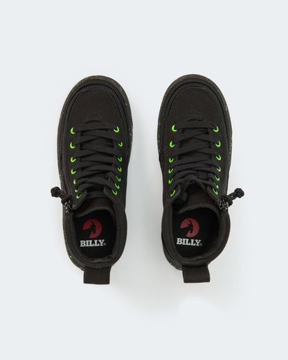 Classic High Top (Toddler) - Black/Green Speckle