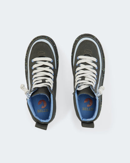 Classic High Top (Kids) - Charcoal/Blue Speckle