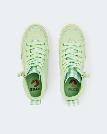 Classic High Top (Toddler) - Green Gingham