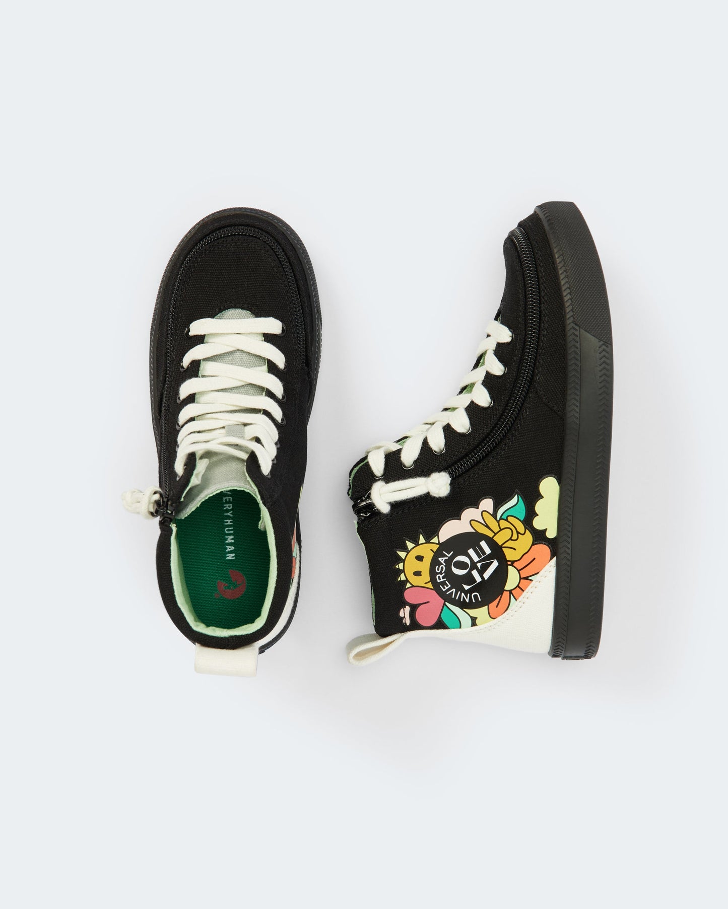 EH x Billy - Classic High Top (Toddler) - Universal Love Black