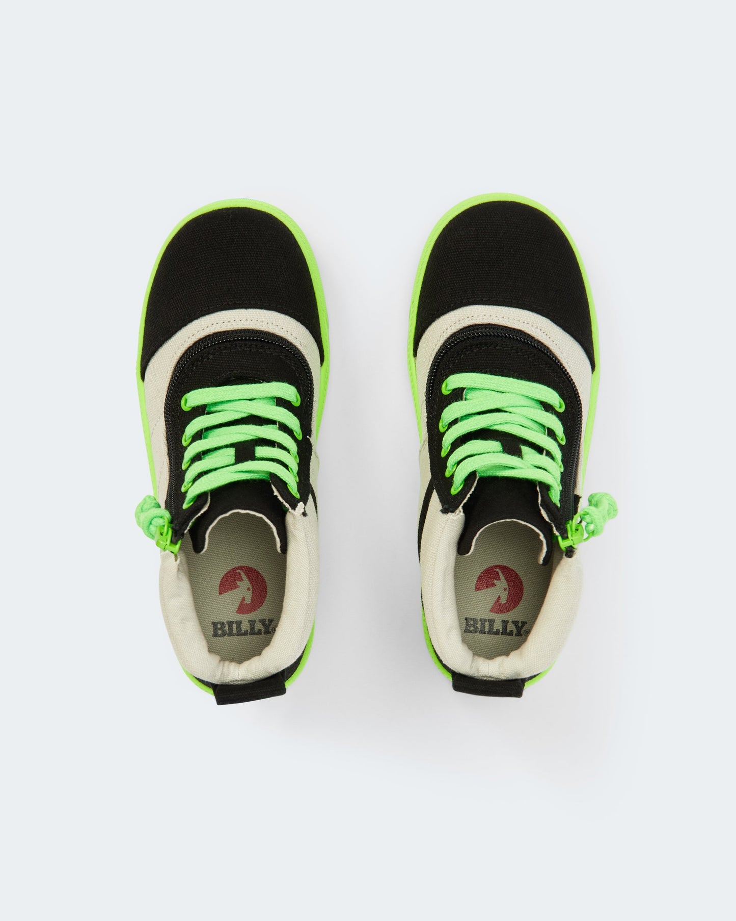 Street Short Wrap High Top (Toddler) - Black/Green