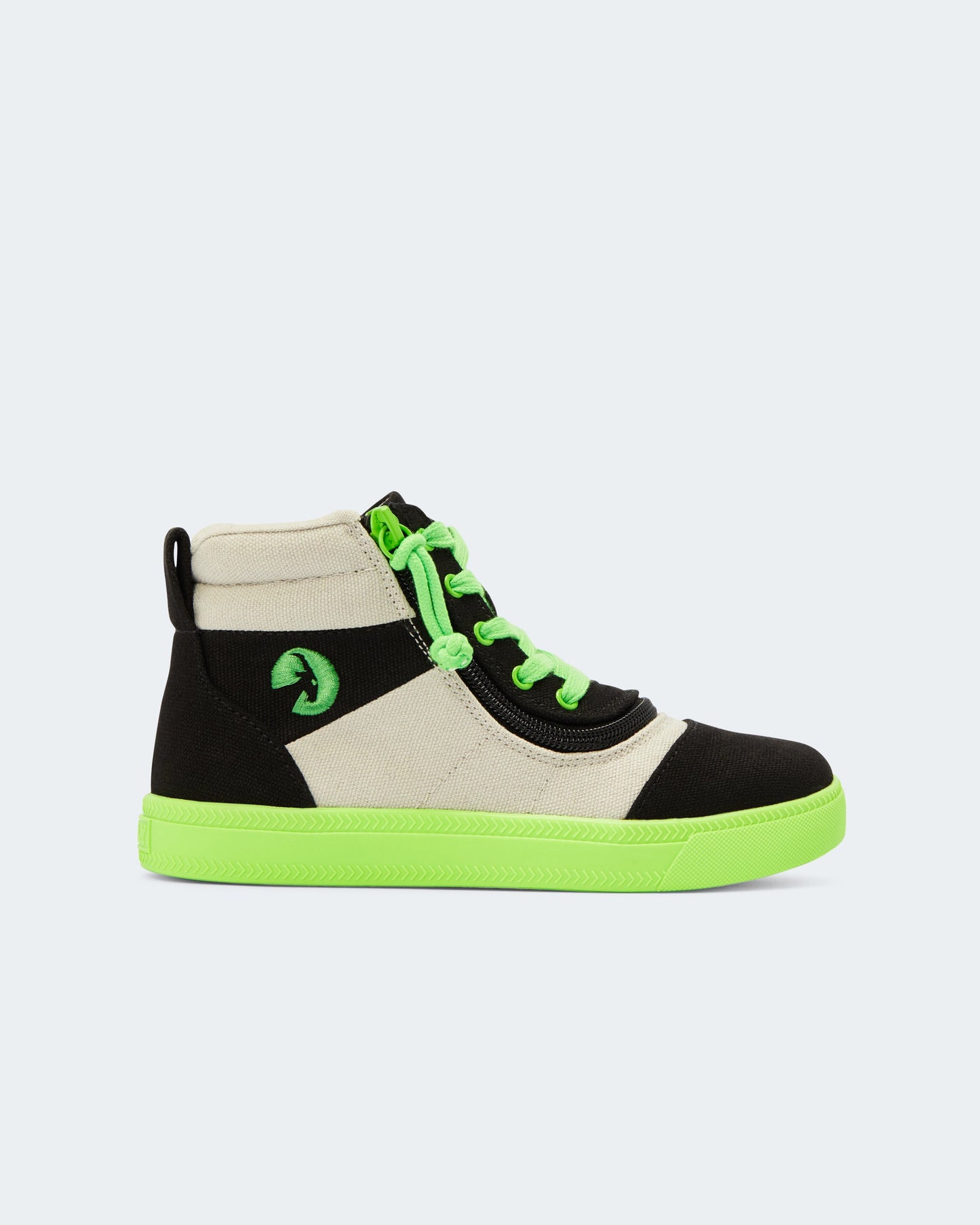Street Short Wrap High Top (Toddler) - Black/Green