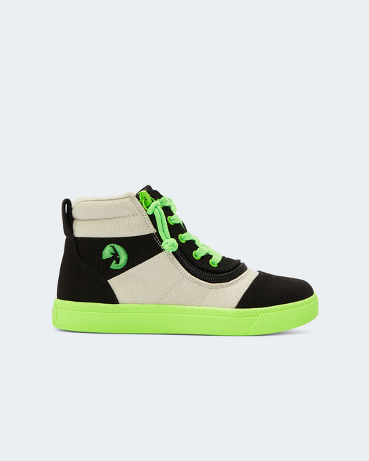 Street Short Wrap High Top (Toddler) - Black/Green