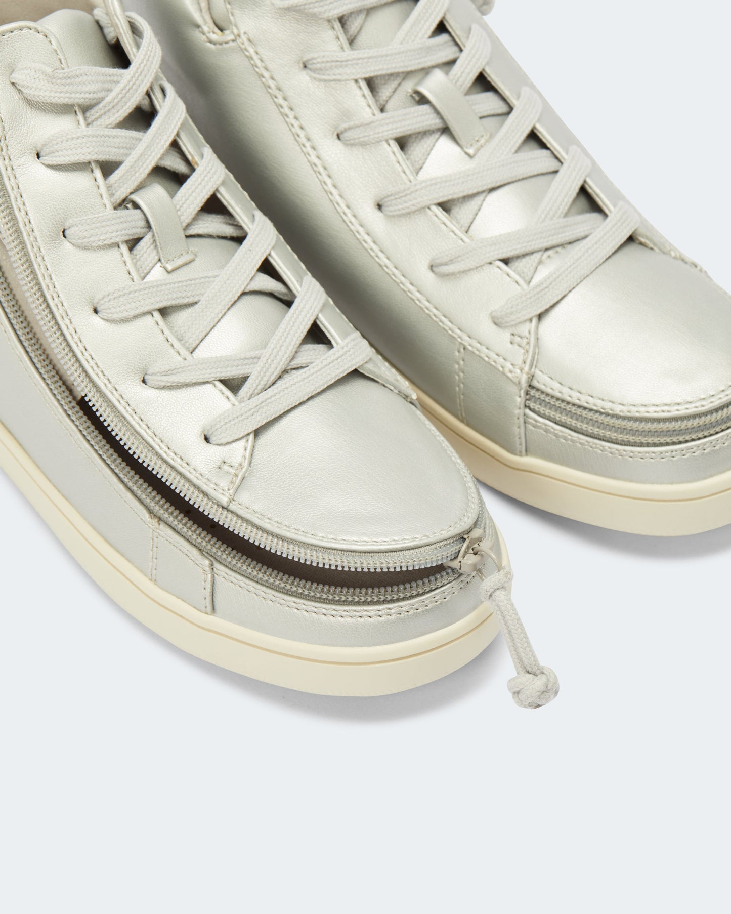 Mid Top Sneaker (Women) - Silver Grey Metallic