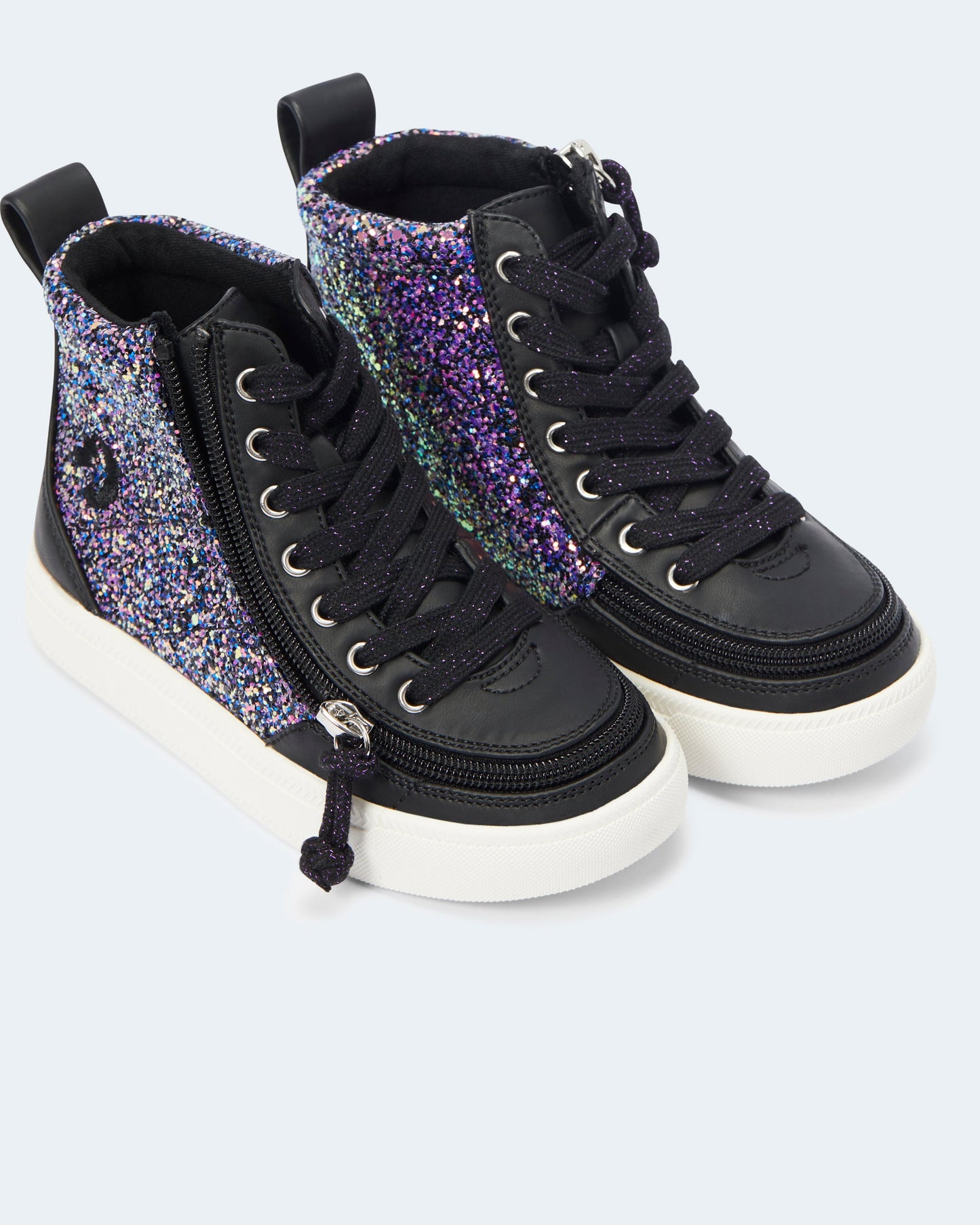 Classic High Top (Toddler) - Black Fuchsia Glitz