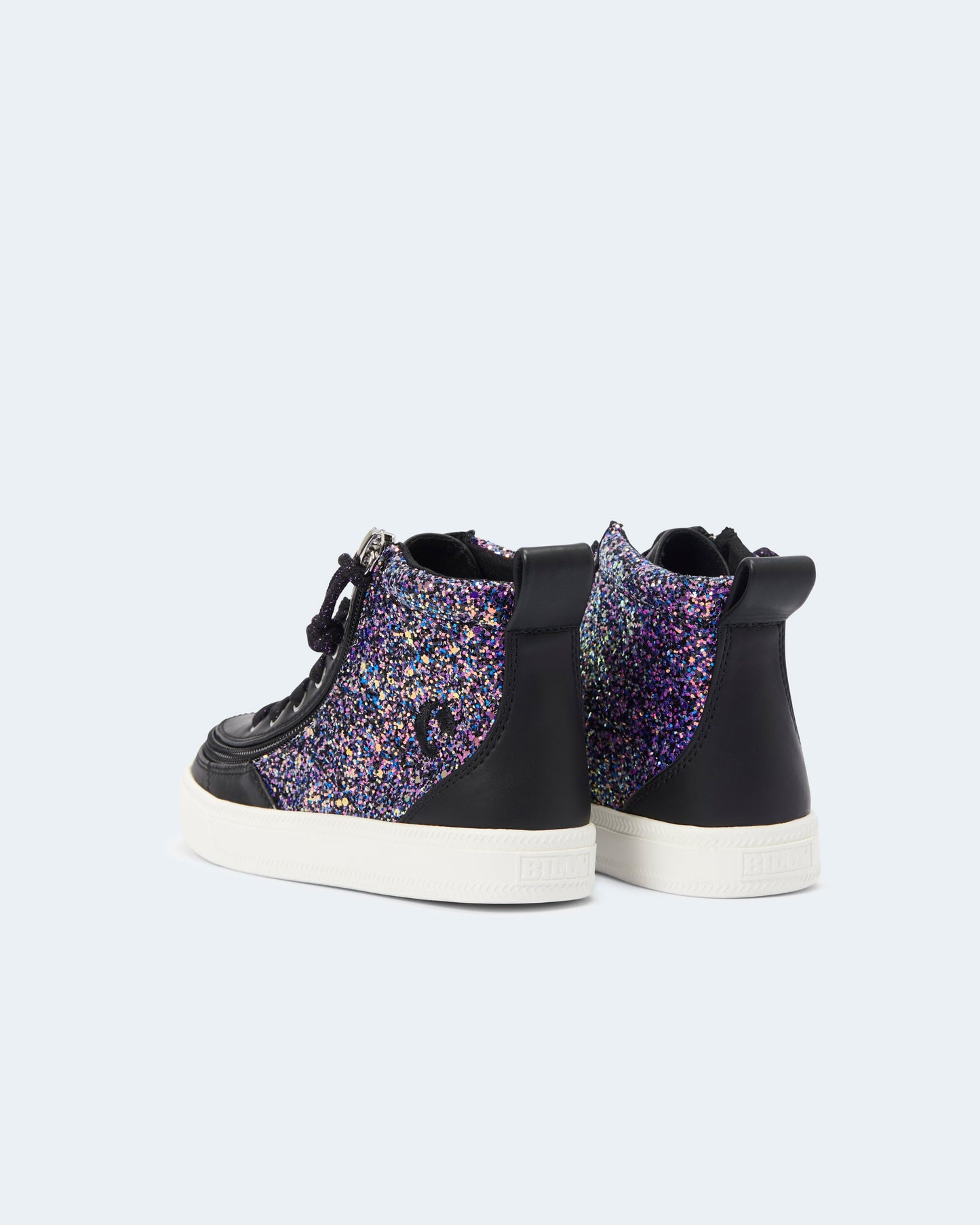 Classic High Top (Toddler) - Black Fuchsia Glitz