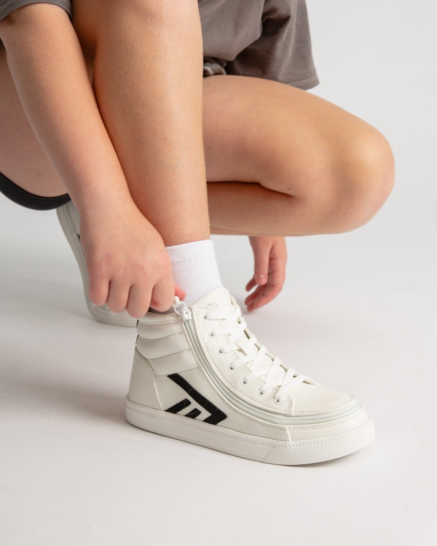 CS High Top (Kids) - White/Black