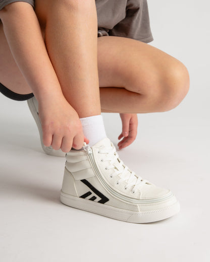 CS High Top (Kids) - White/Black