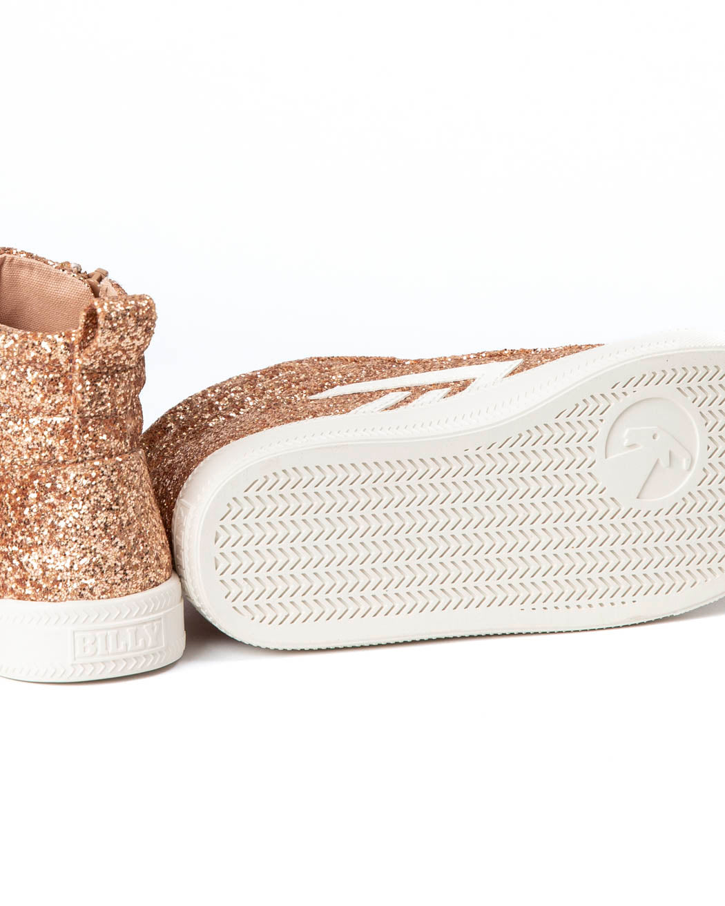 CS High Top (Toddler) - Rose Gold Glitz