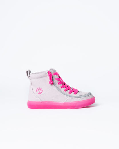 Classic High Top (Toddler) - Grey/Pink