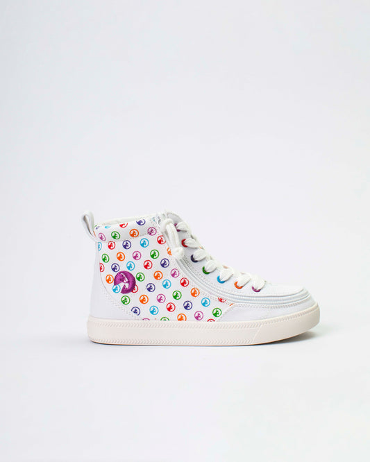Classic High Top (Toddler) - Rainbow Polka