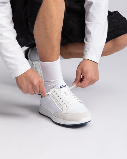 Comfort Court (Unisex) - White/Navy