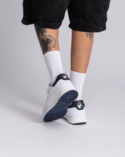 Comfort Court (Unisex) - White/Navy