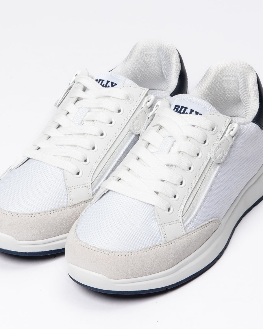 Comfort Court (Unisex) - White/Navy