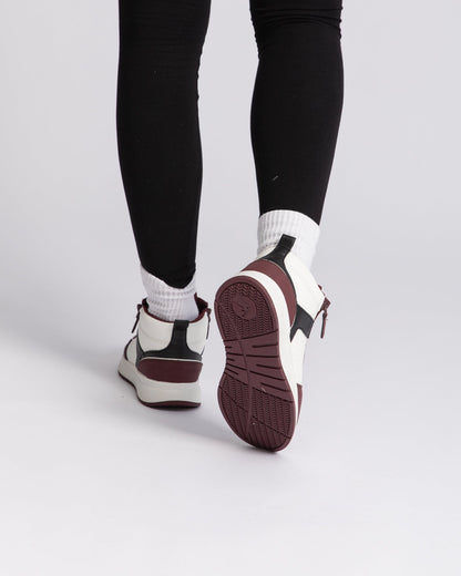 Comfort DZ (Women) - White/Wine/Black