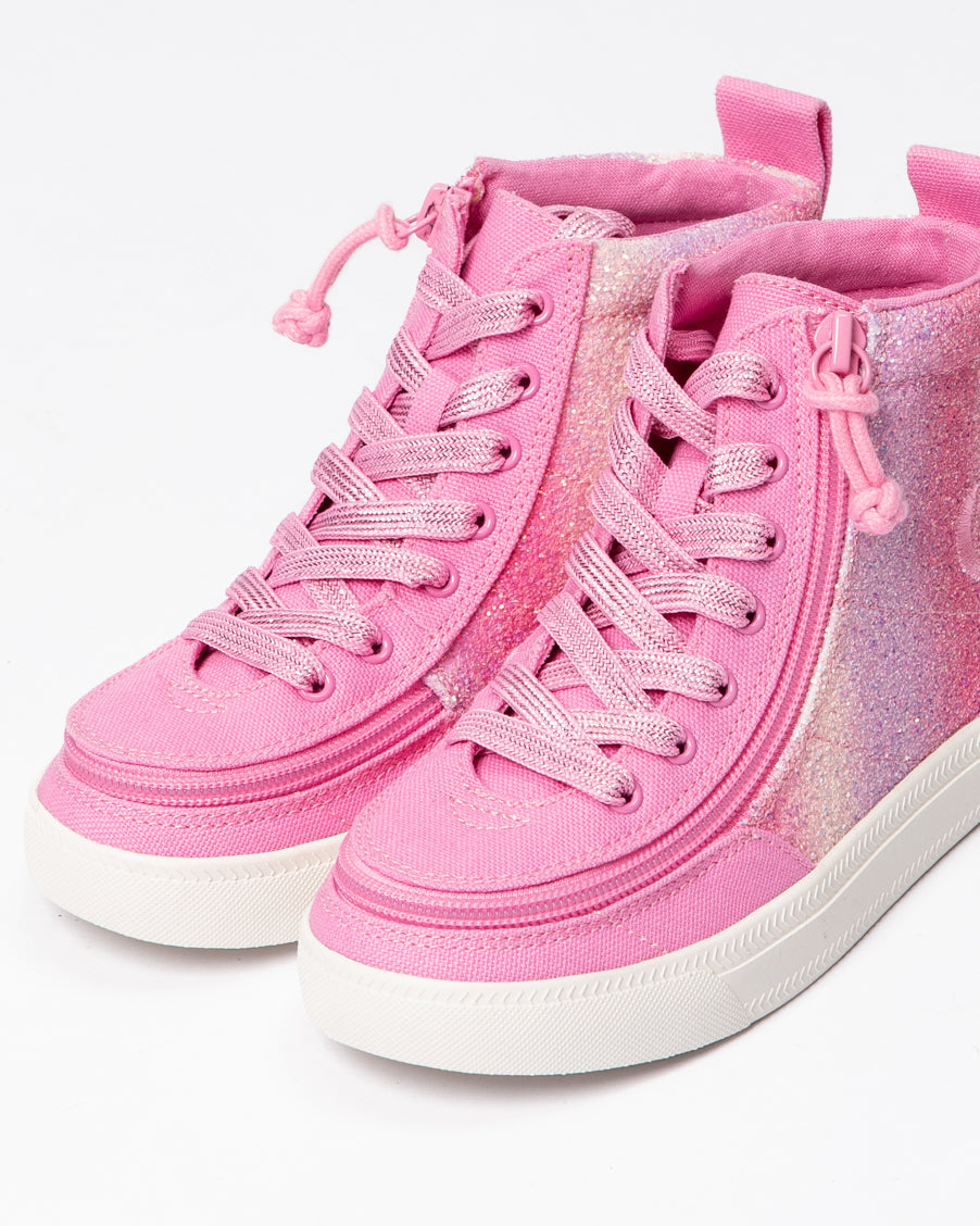 Classic High Top (Toddler) - Pink Glitz