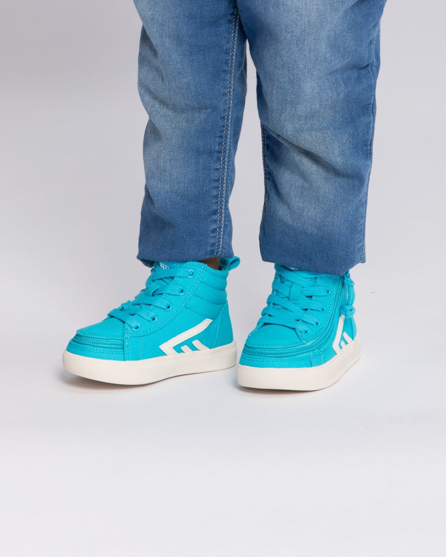 CS High Top (Kids) - Turquoise/White