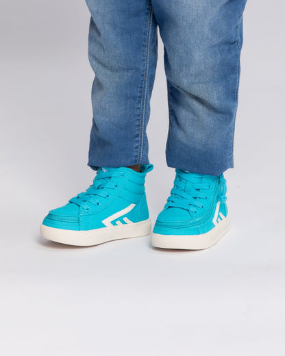 CS High Top (Kids) - Turquoise/White