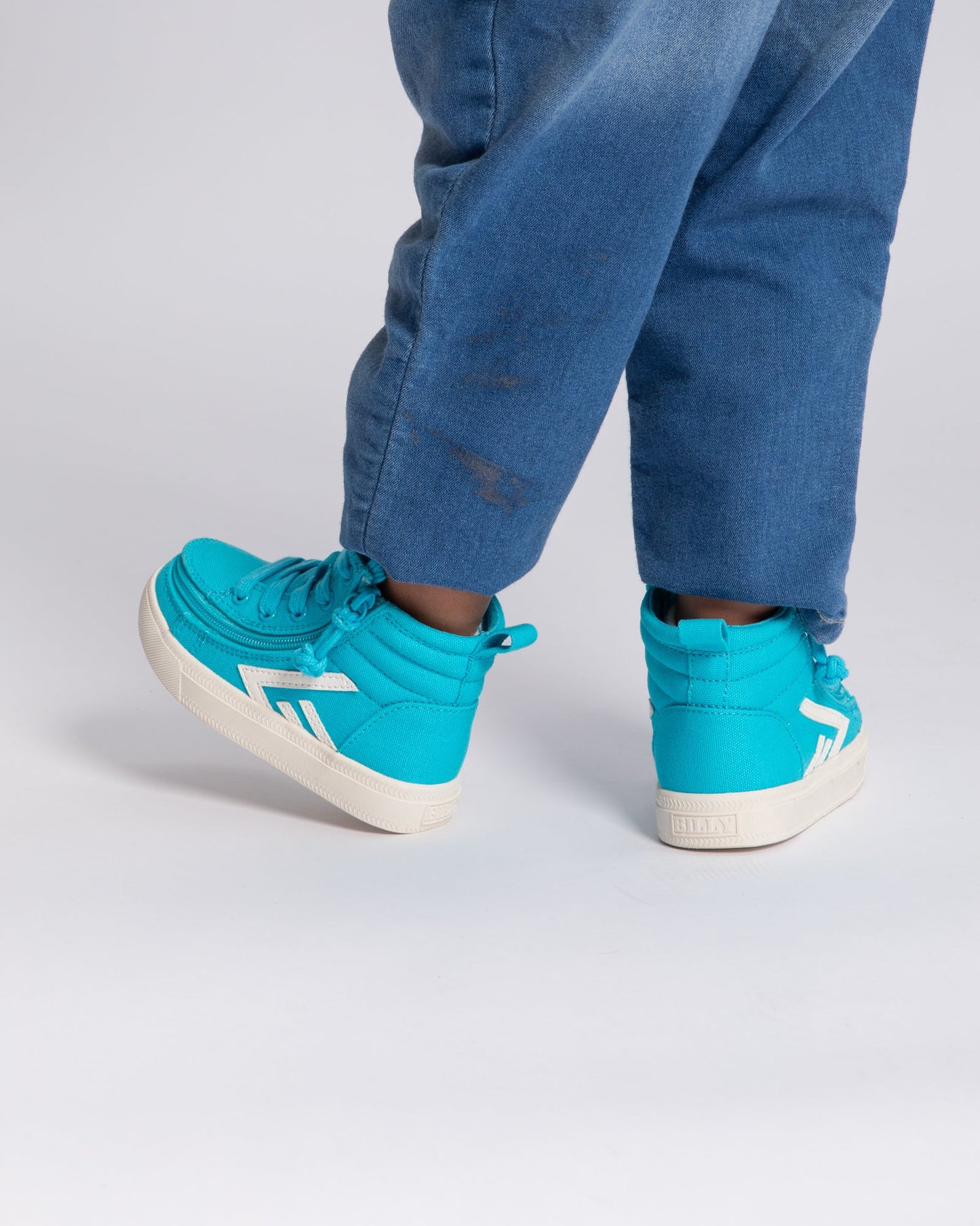 CS High Top (Kids) - Turquoise/White