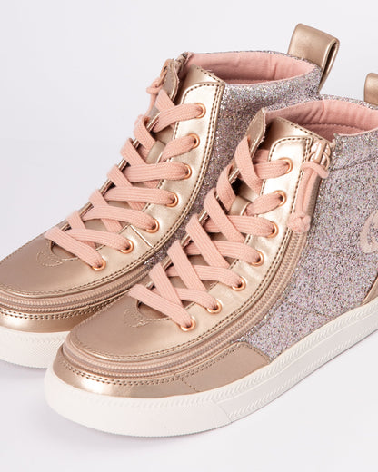 Classic High Top (Toddler) - Rose Gold Unicorn