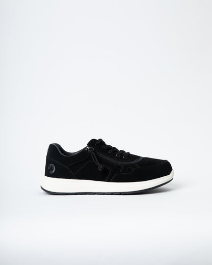 Comfort Jogger (Mens) - Black Suede