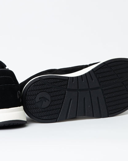 Comfort Jogger (Mens) - Black Suede