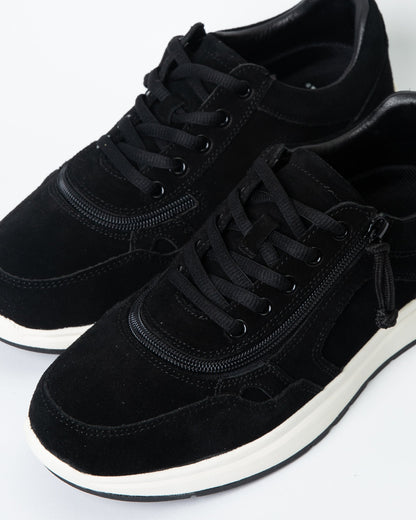 Comfort Jogger (Mens) - Black Suede