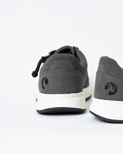 Comfort Jogger (Mens) - Grey Suede