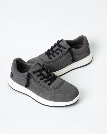 Comfort Jogger (Mens) - Grey Suede