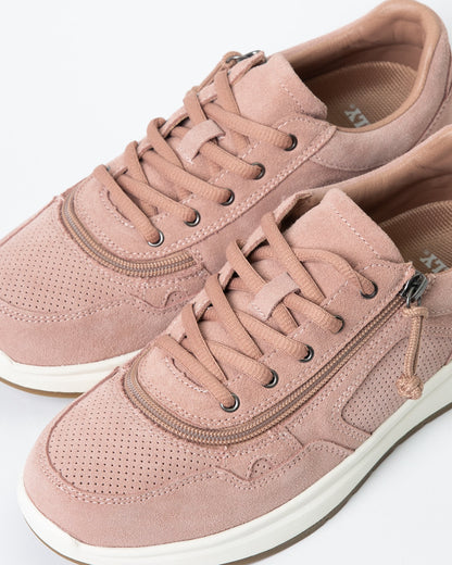 Comfort Jogger (Women) - Blush Suede